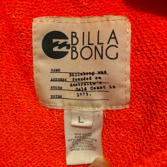 Thin florescent orange hoodie - Picture 4 of 4